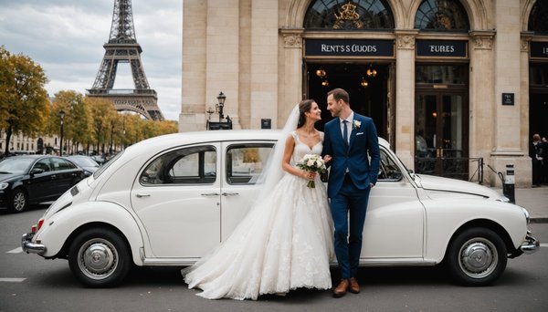 Louez la voiture de mariage idéale à paris dès 450€ !